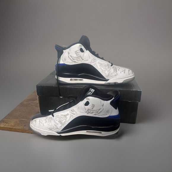 Nike Air Jordan Dub Zero White Concord Black 311046-106 Men's Size 10.5 - Picture 2 of 12